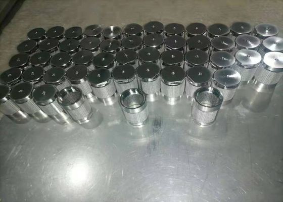 ISO9001: 2000 15um Sintered Filter Cartridge Untuk Oil Filter